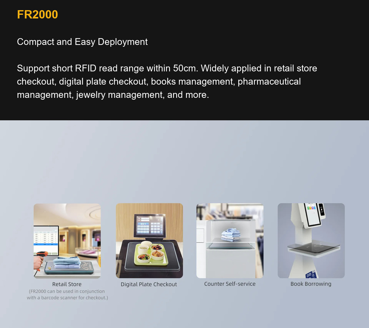RUGGEDMASTER FR2000 Compact and Easy Deployment
