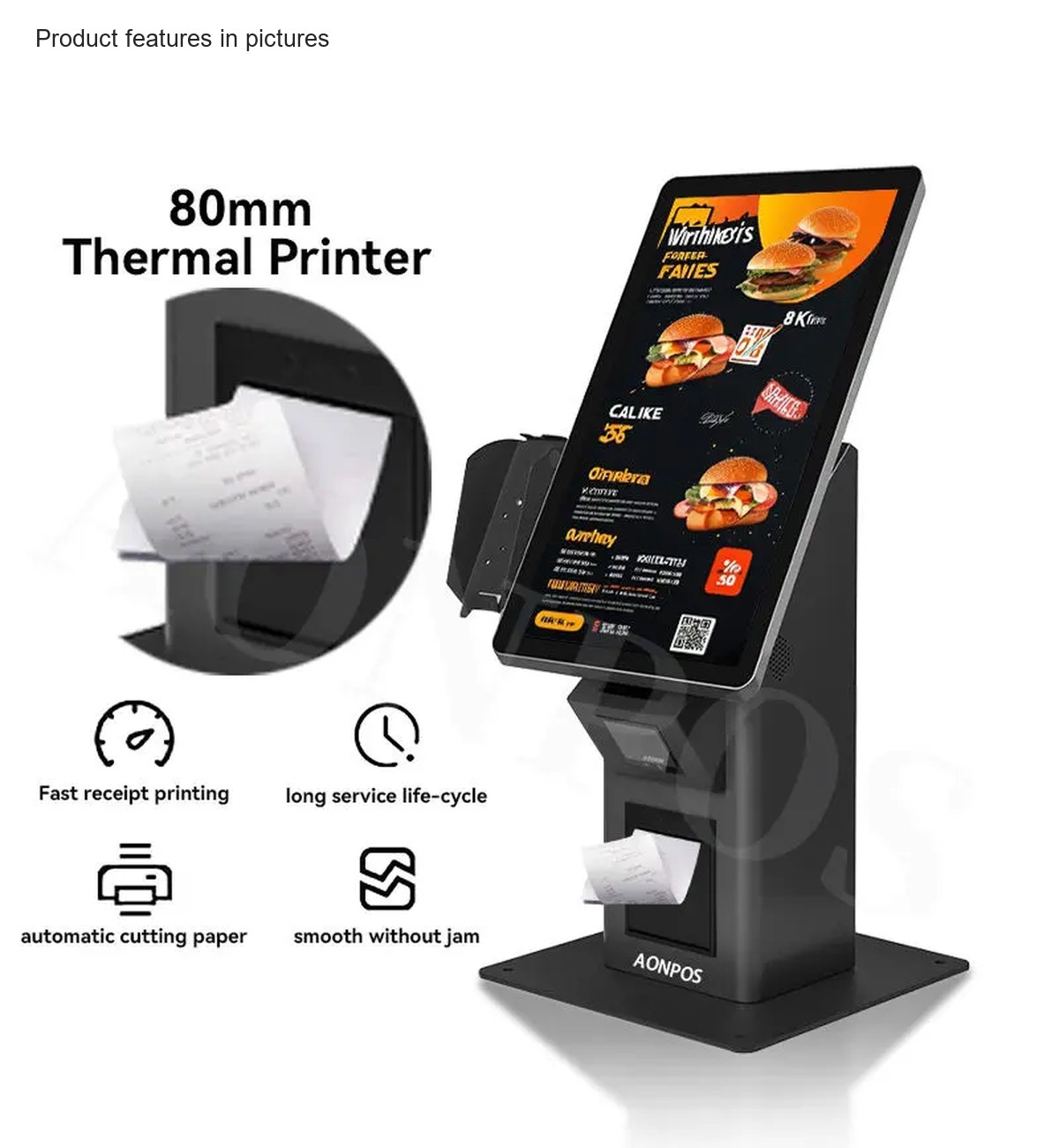 RUGGEDMASTER FS215 self service kiosks feature illustration