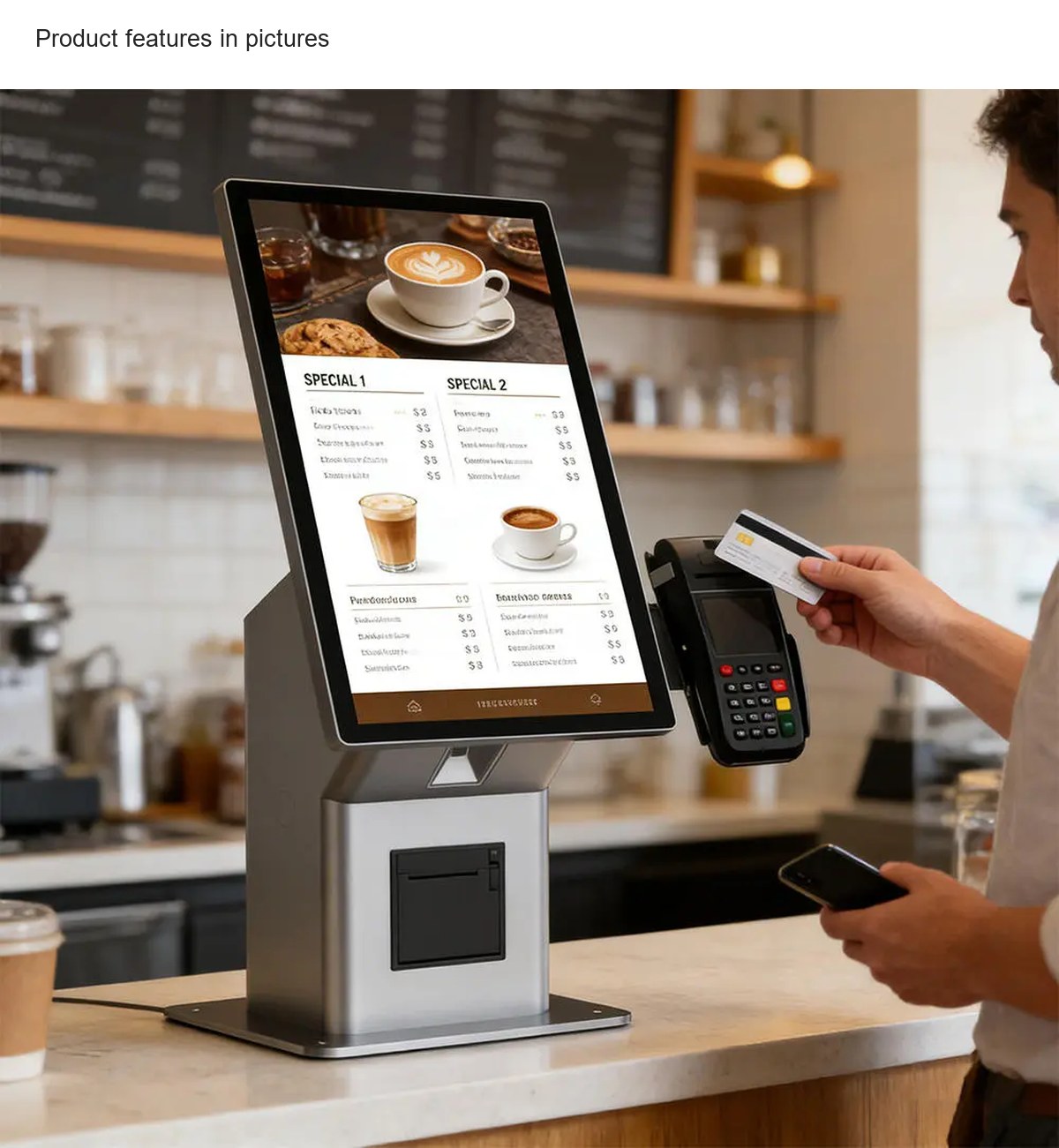 RUGGEDMASTER FS215 self service kiosks feature illustration