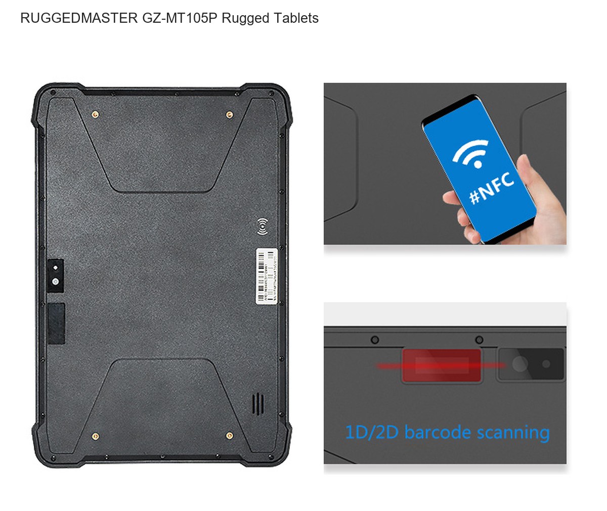 RUGGEDMASTER GZ-MT105P rugged tablets product features