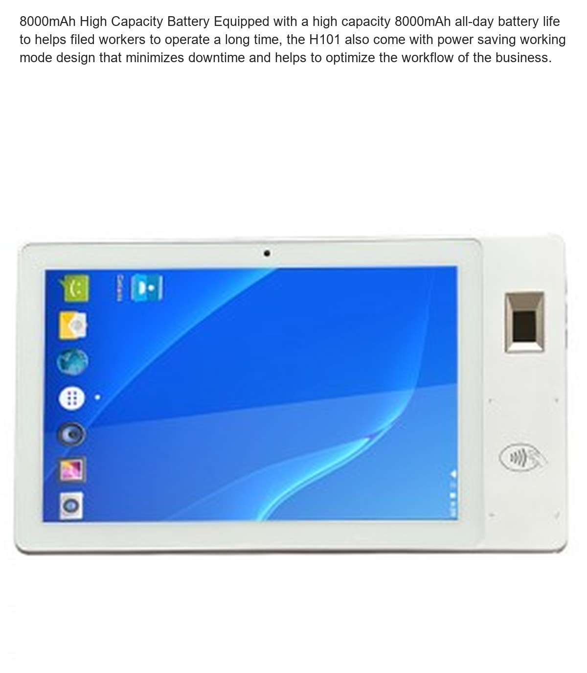 RUGGEDMASTER H101 industrial tablets feature illustration