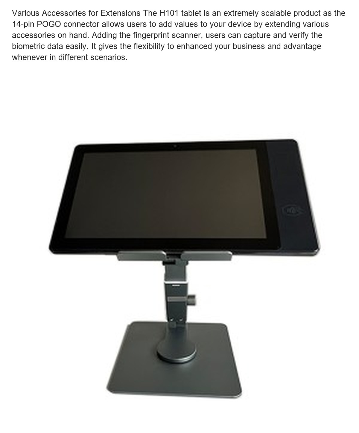 RUGGEDMASTER H101 industrial tablets feature illustration