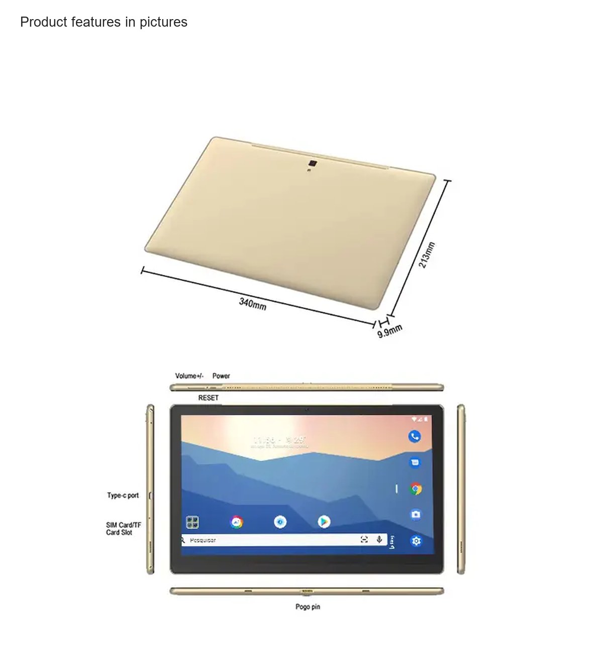 Product features in pictures