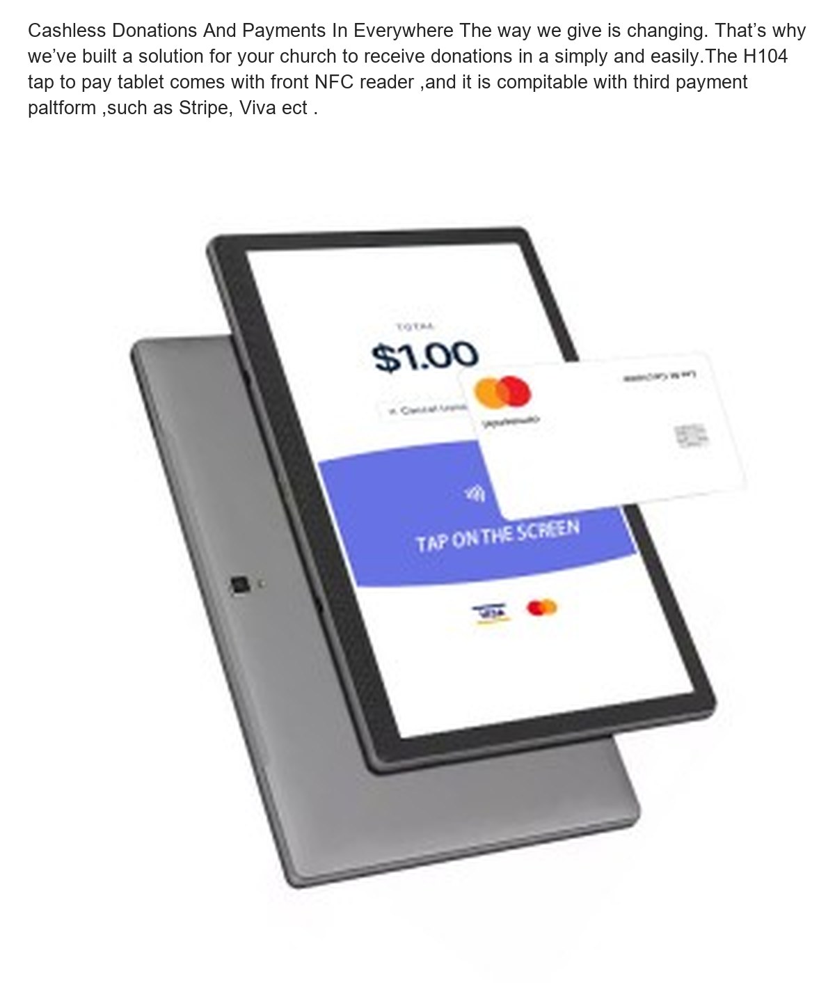 RUGGEDMASTER H104 industrial tablets feature illustration