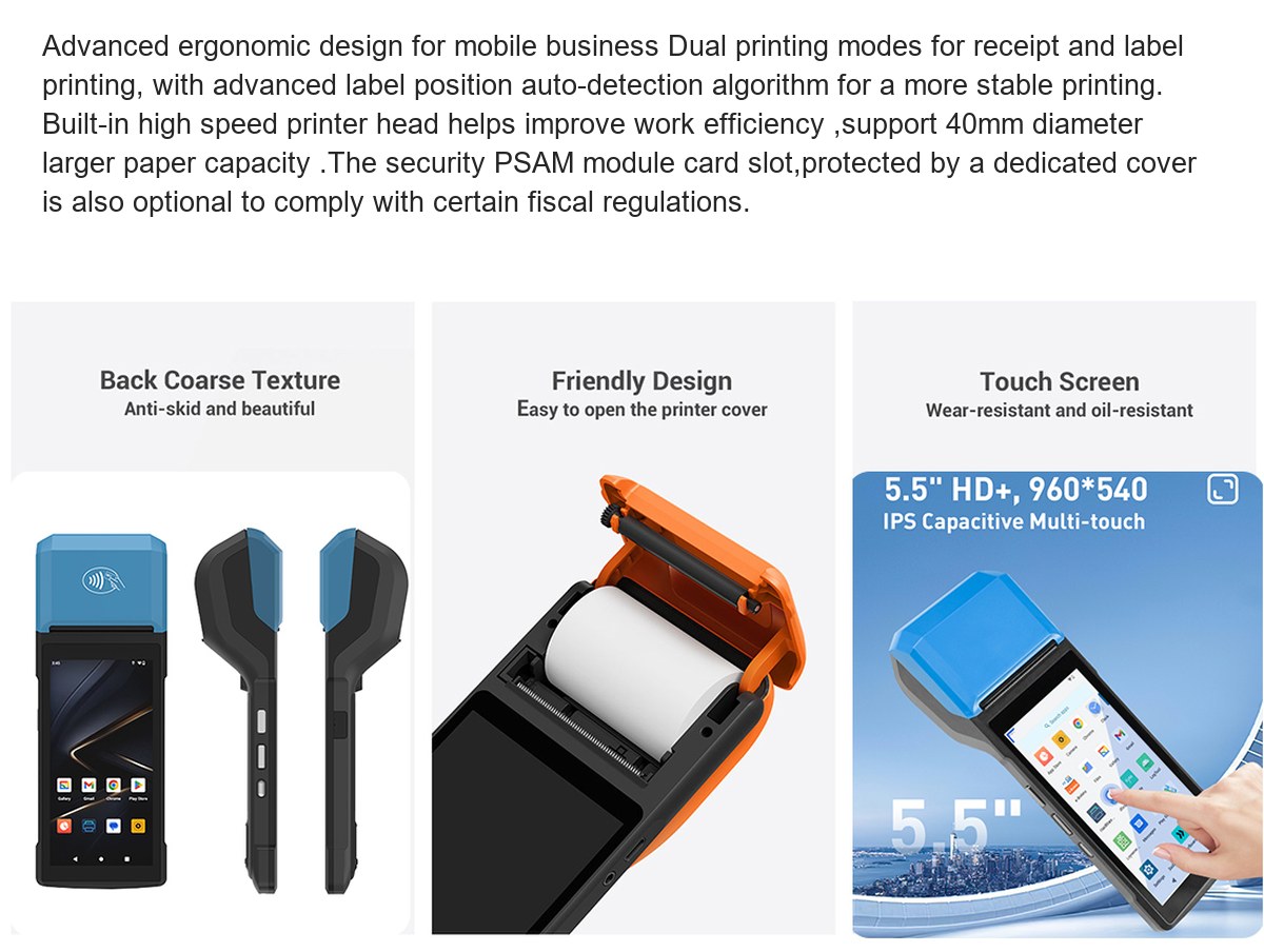 RUGGEDMASTER H10P pos terminals feature illustration