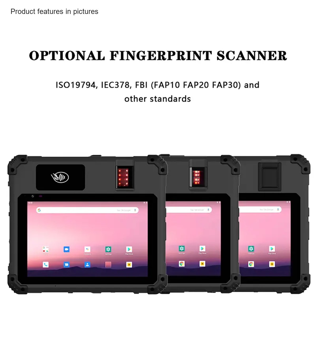 RUGGEDMASTER H80 industrial tablets feature illustration