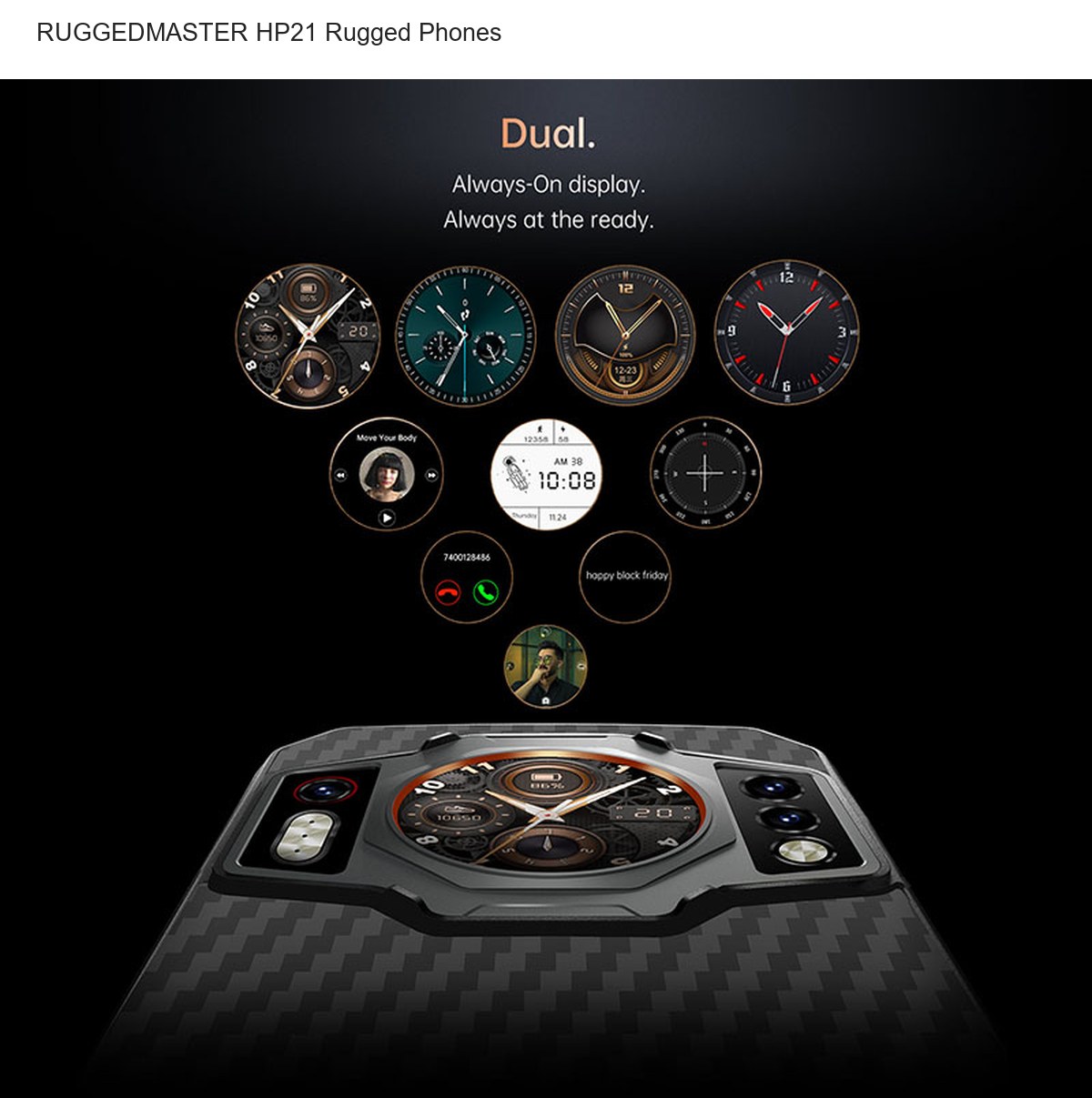 RUGGEDMASTER HP21 rugged phones product features
