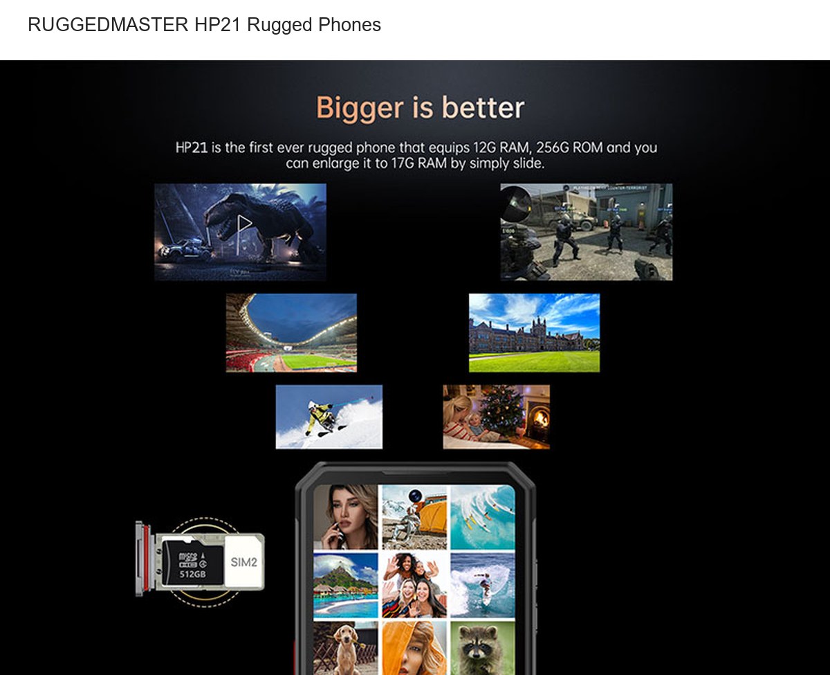 RUGGEDMASTER HP21 rugged phones product features