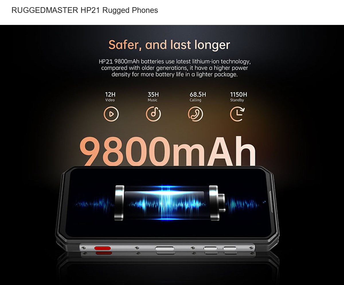RUGGEDMASTER HP21 rugged phones product features