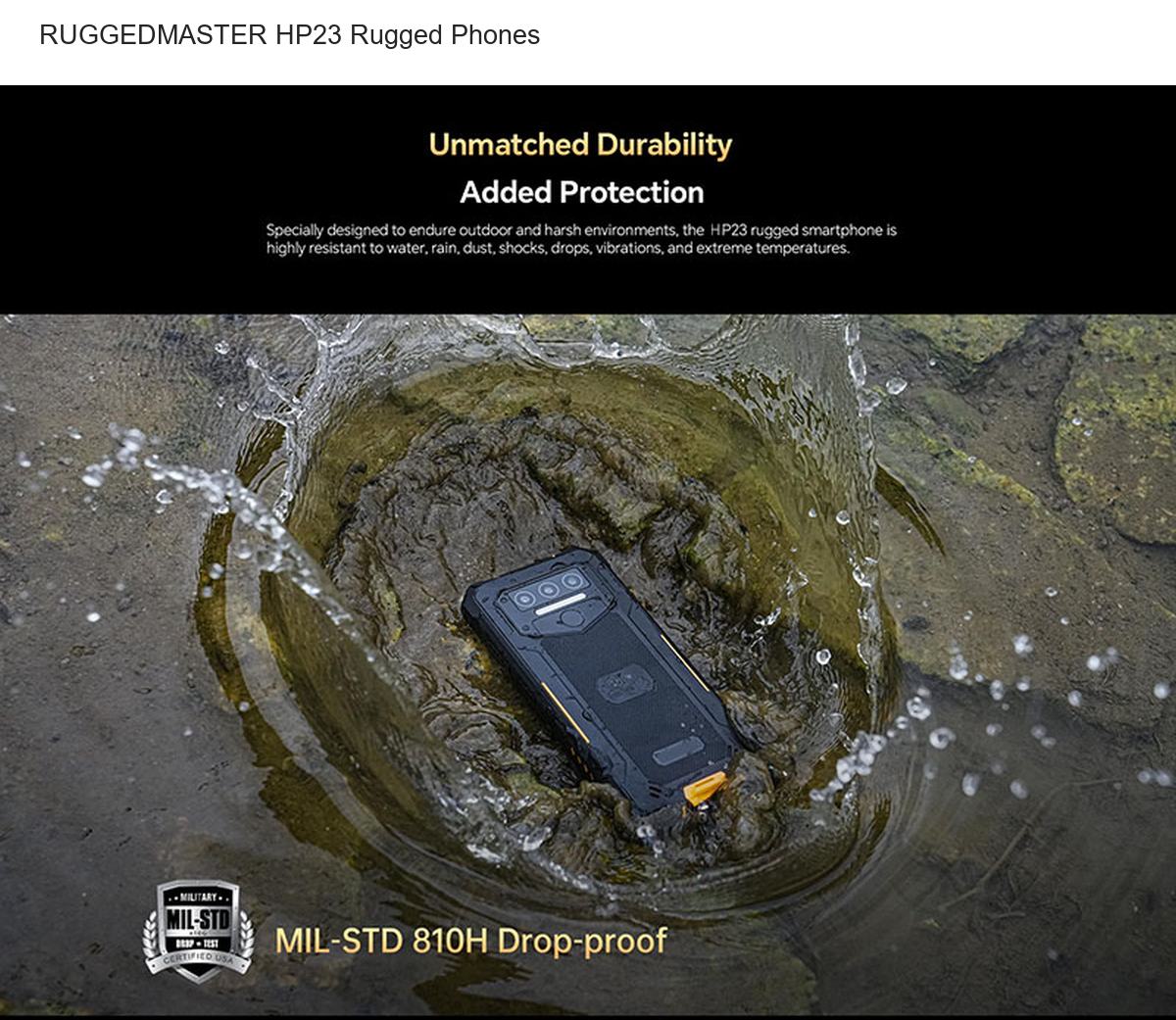 RUGGEDMASTER HP23 rugged phones product features