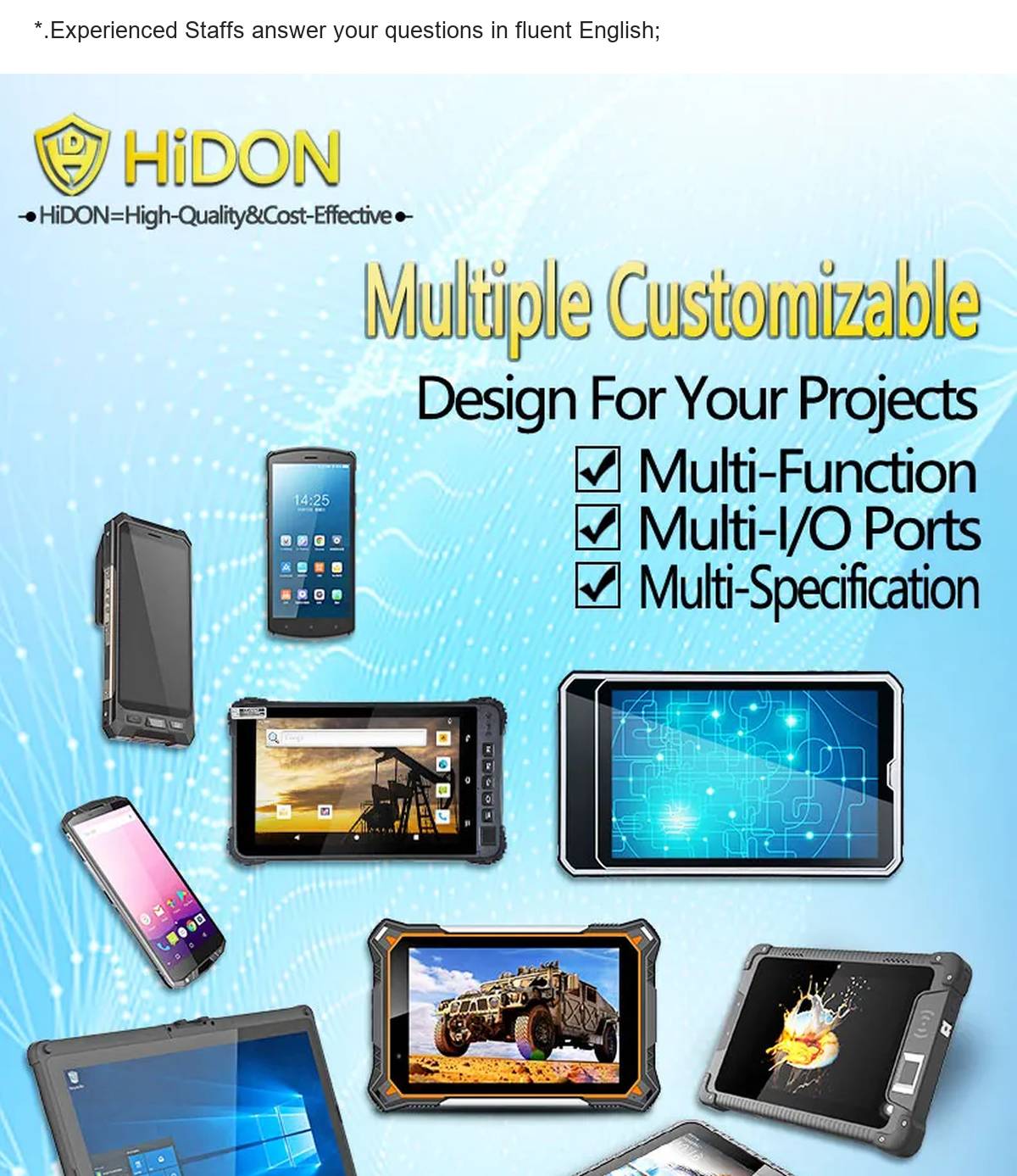 RUGGEDMASTER HQ-C43 mobile computers product features