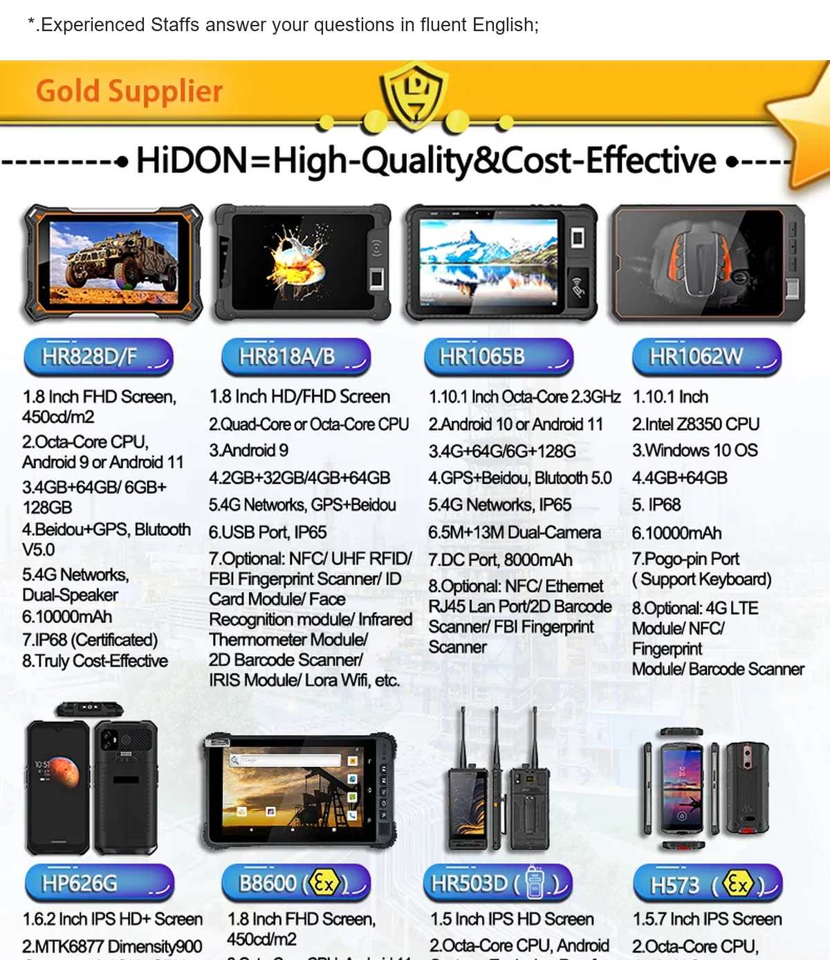 RUGGEDMASTER HQ-R48 industrial computers product features