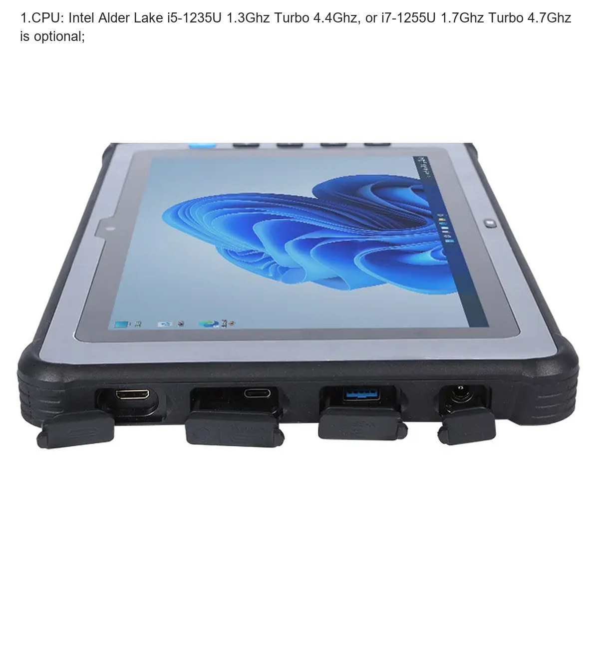 RUGGEDMASTER HR100Ci5 rugged tablets product features