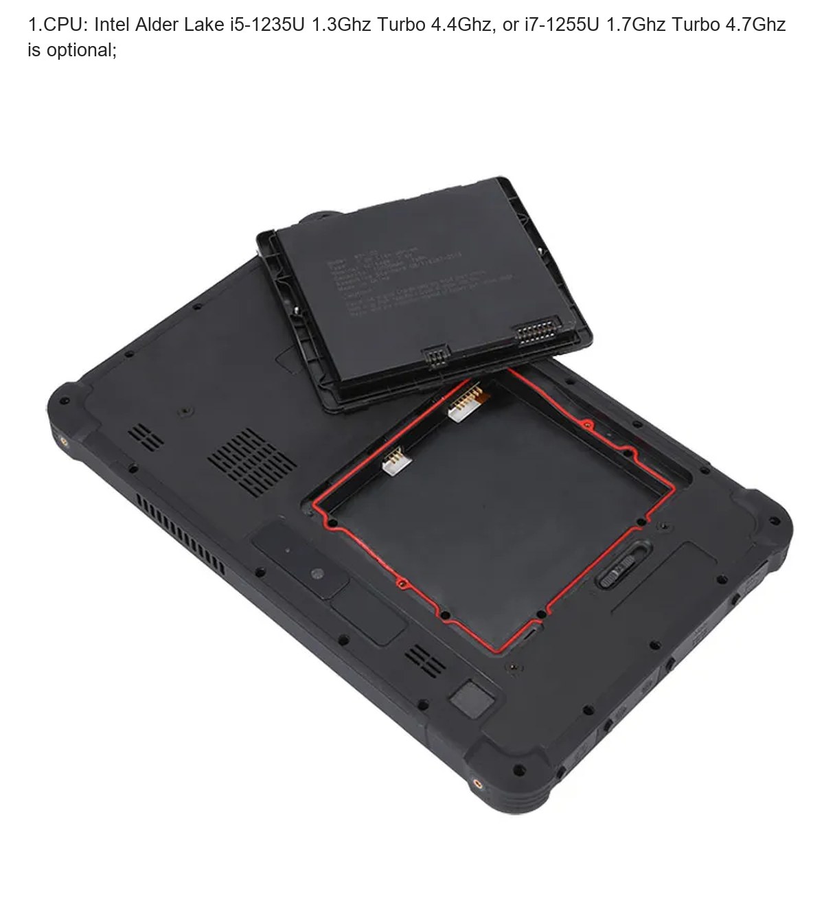 RUGGEDMASTER HR100Ci5 rugged tablets product features