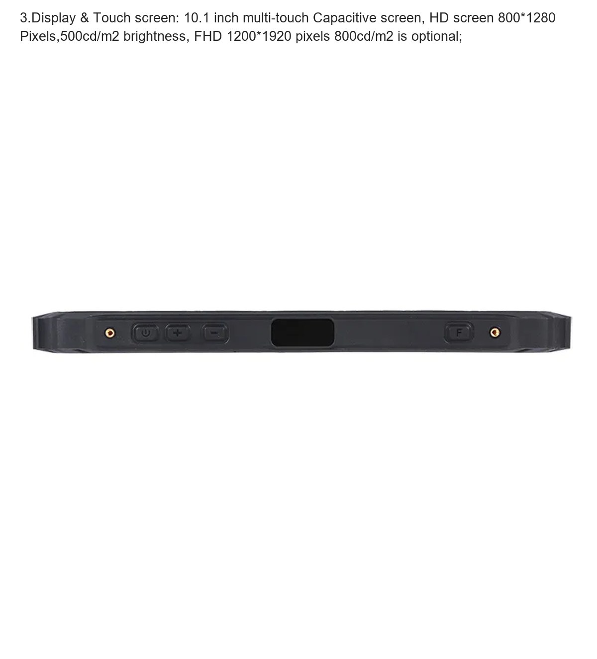 RUGGEDMASTER HR1018M rugged tablets product features