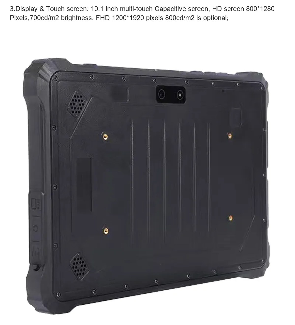 RUGGEDMASTER HR1018X rugged tablets product features