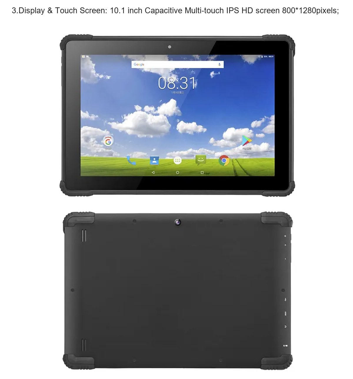RUGGEDMASTER HR1068A rugged tablets product features