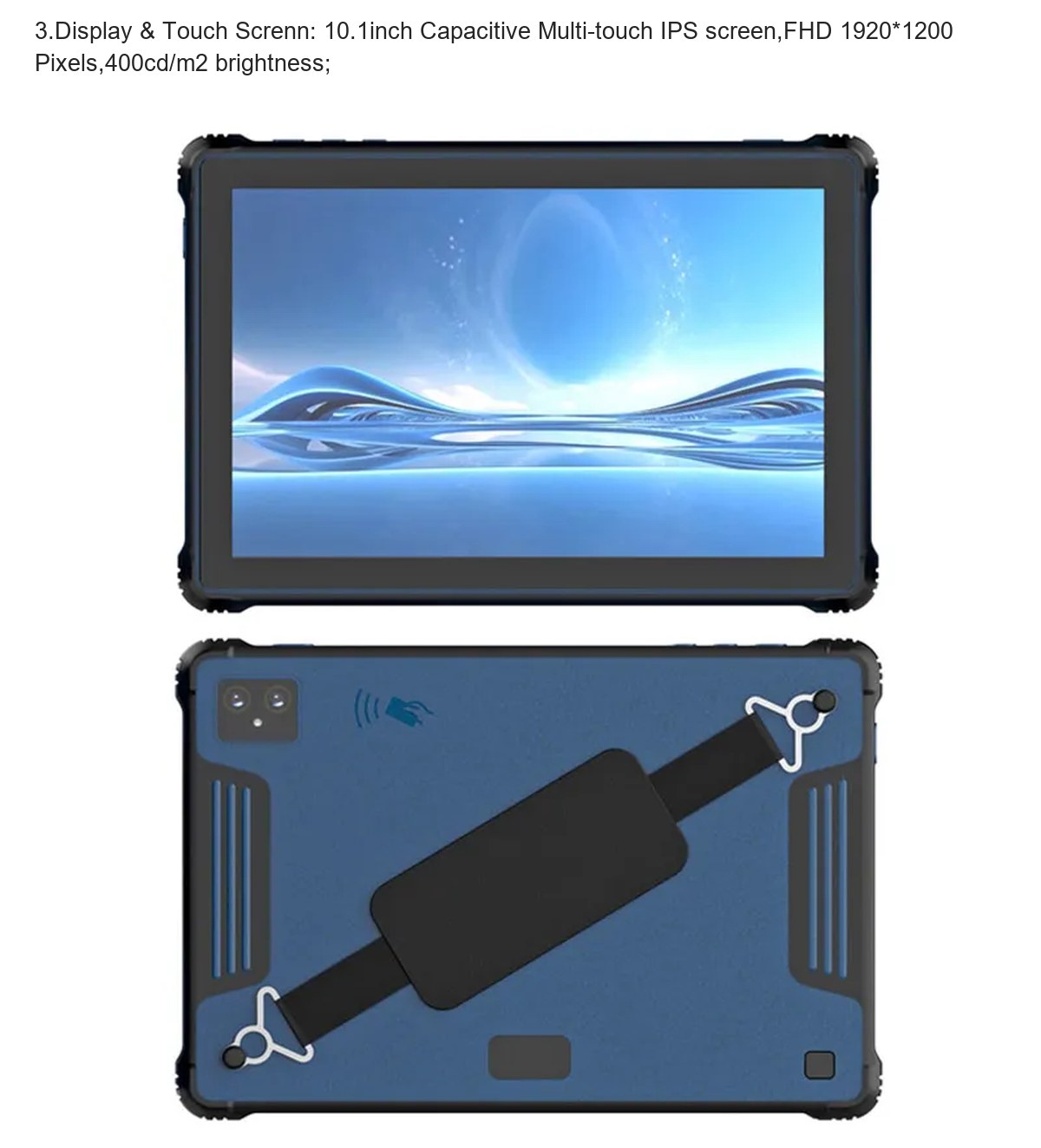 RUGGEDMASTER HR1081A rugged tablets product features