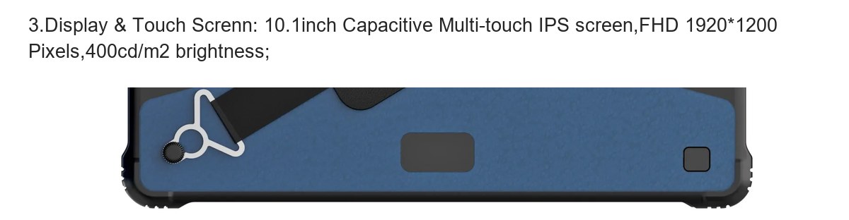 RUGGEDMASTER HR1081A rugged tablets product features