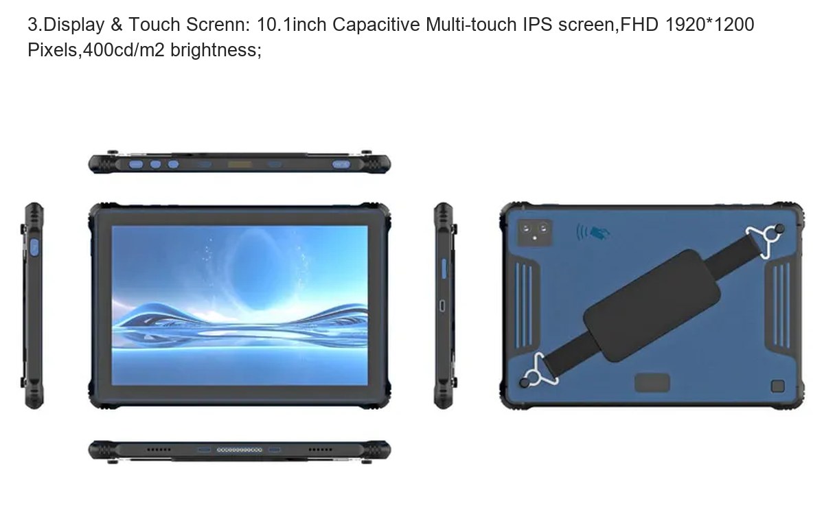RUGGEDMASTER HR1081A rugged tablets product features