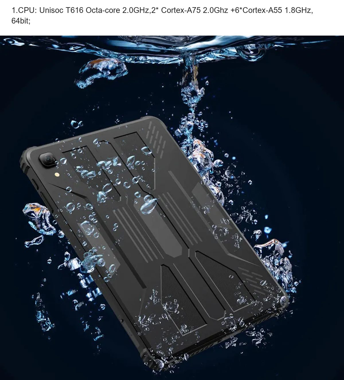 RUGGEDMASTER HR1088A rugged tablets product features