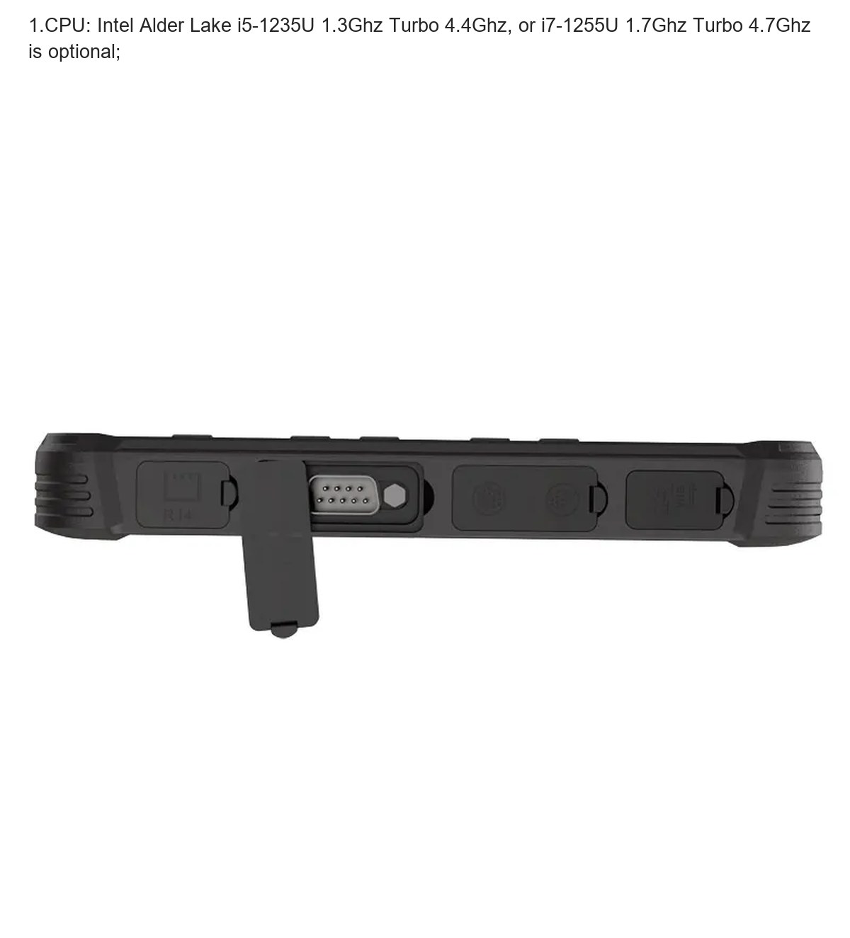 RUGGEDMASTER HR120i5 rugged tablets product features