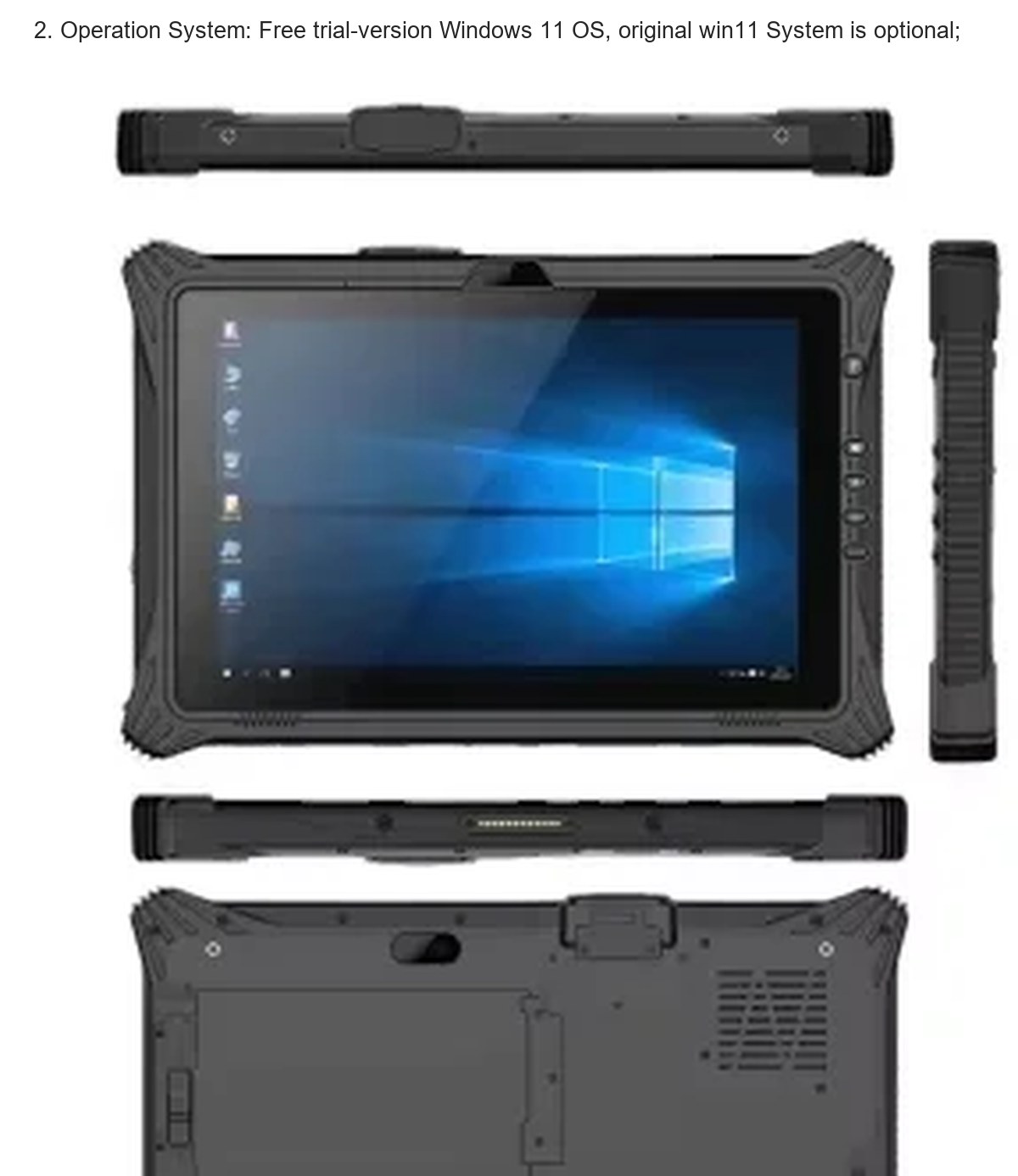 RUGGEDMASTER HR12i5 rugged tablets product features