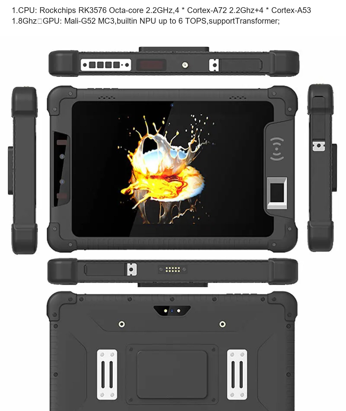 RUGGEDMASTER HR818R rugged tablets product features