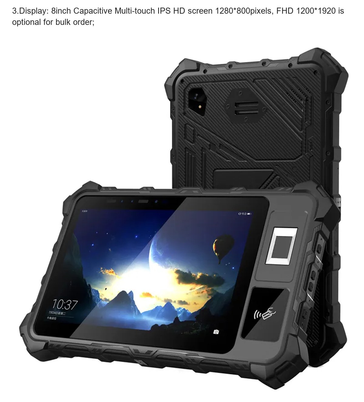 RUGGEDMASTER HR819A rugged tablets product features