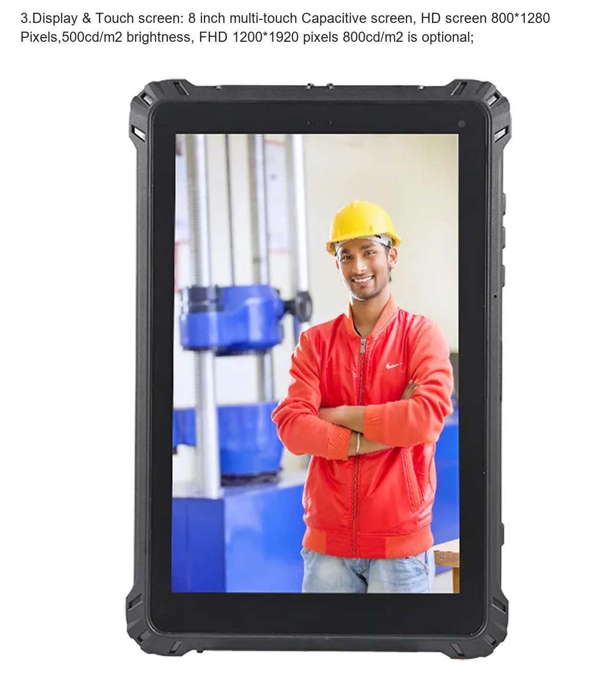RUGGEDMASTER HR838M rugged tablets product features