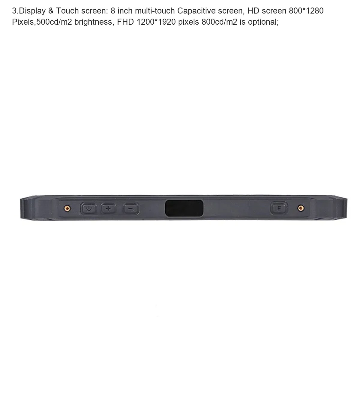 RUGGEDMASTER HR838M rugged tablets product features