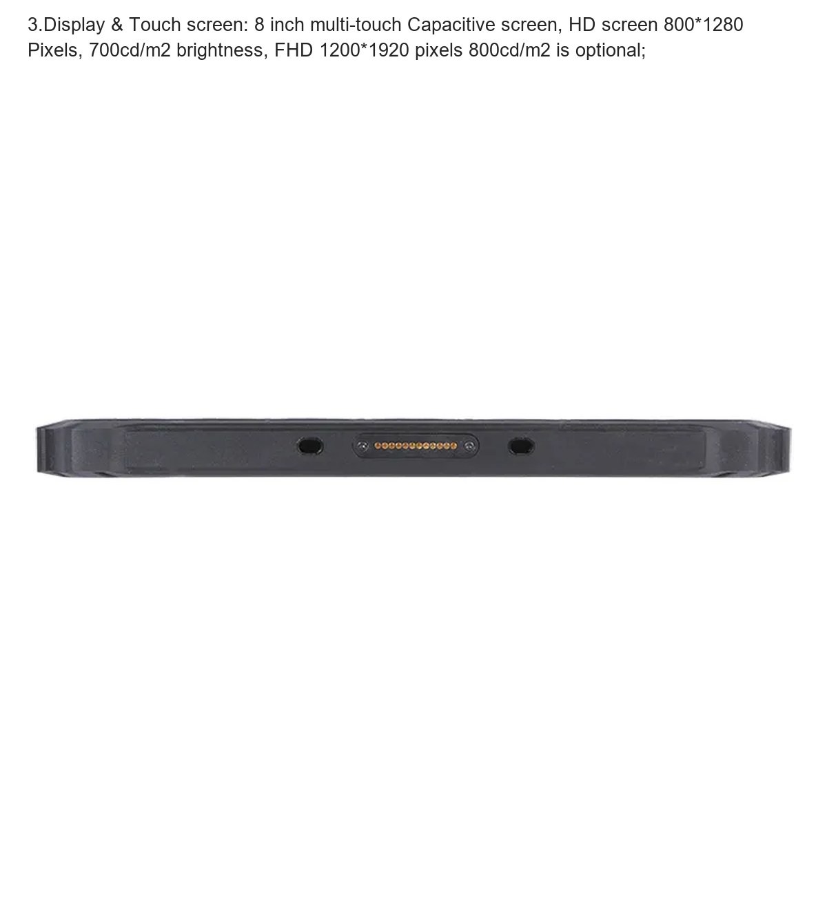 RUGGEDMASTER HR838X rugged tablets product features