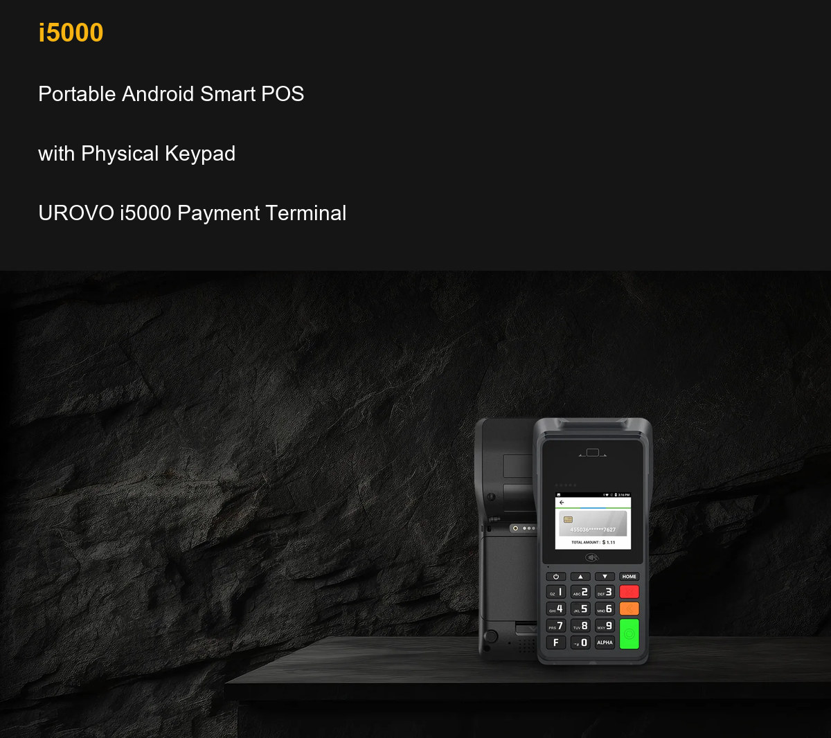 RUGGEDMASTER i5000 Portable Android Smart POS