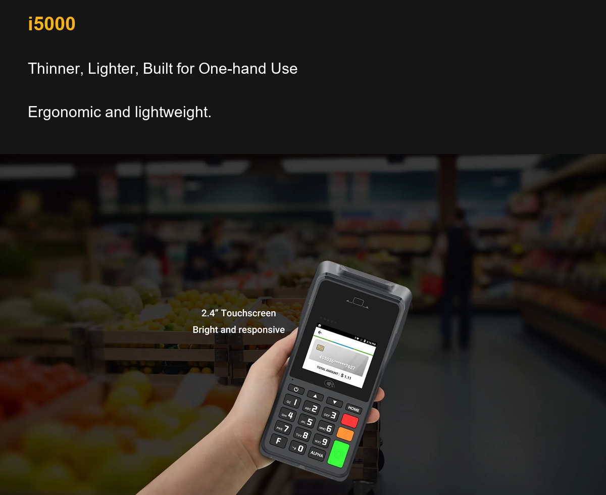 RUGGEDMASTER i5000 Thinner, Lighter, Built for One-hand Use