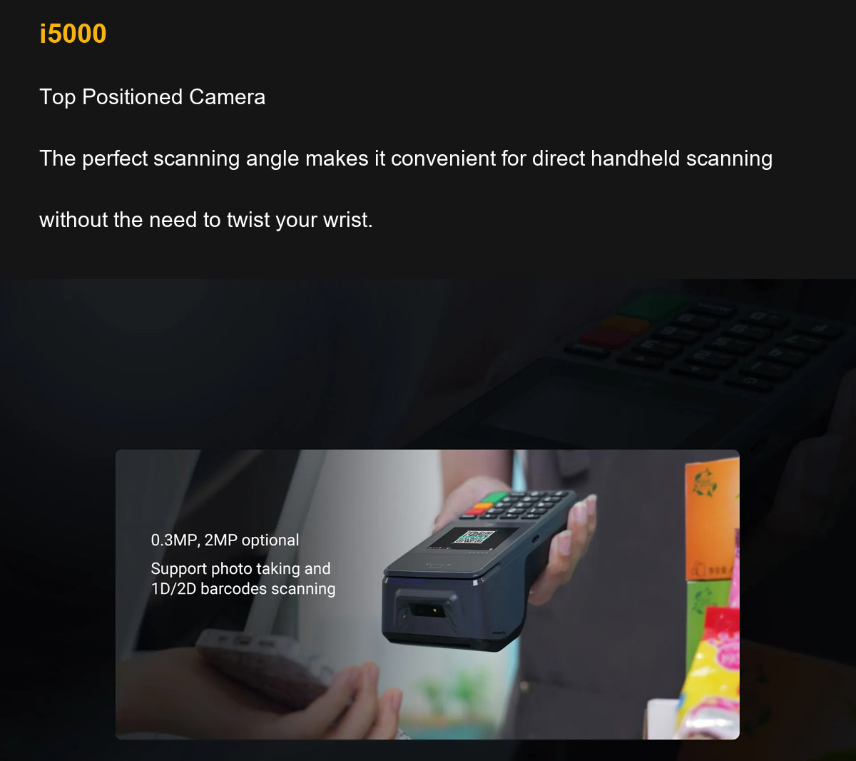 i5000 Top Positioned Camera