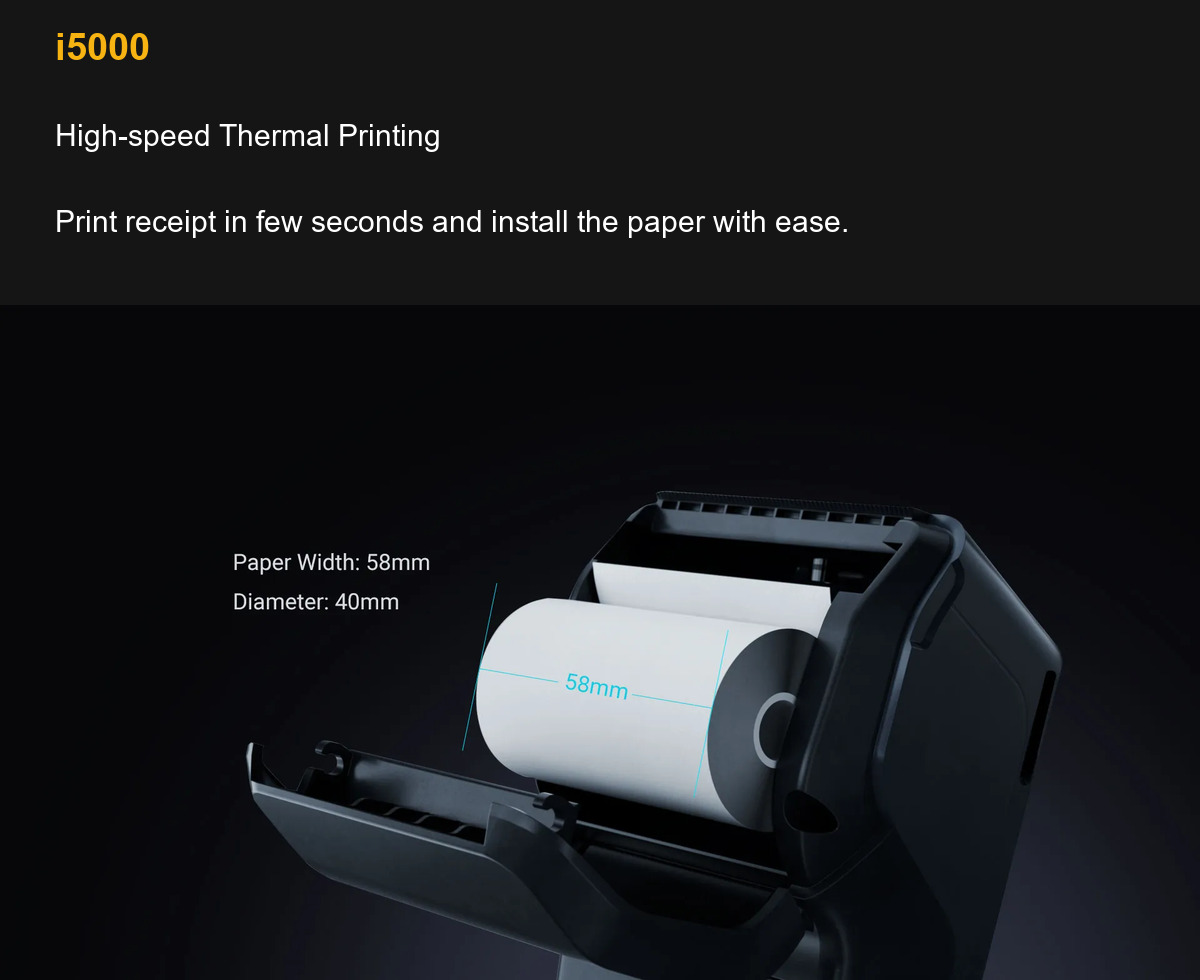 RUGGEDMASTER i5000 High-speed Thermal Printing