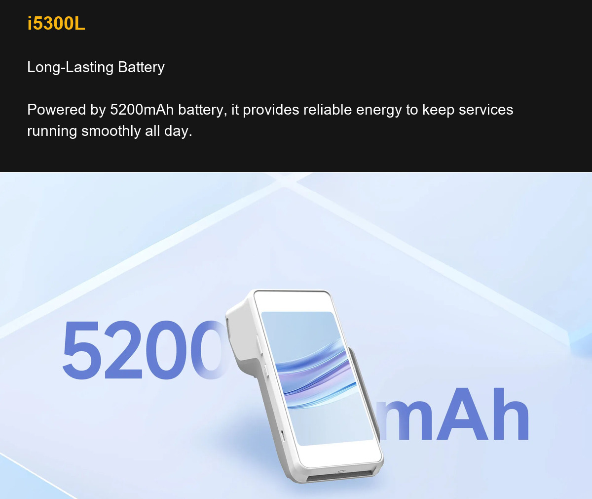 RUGGEDMASTER i5300L Long-Lasting Battery