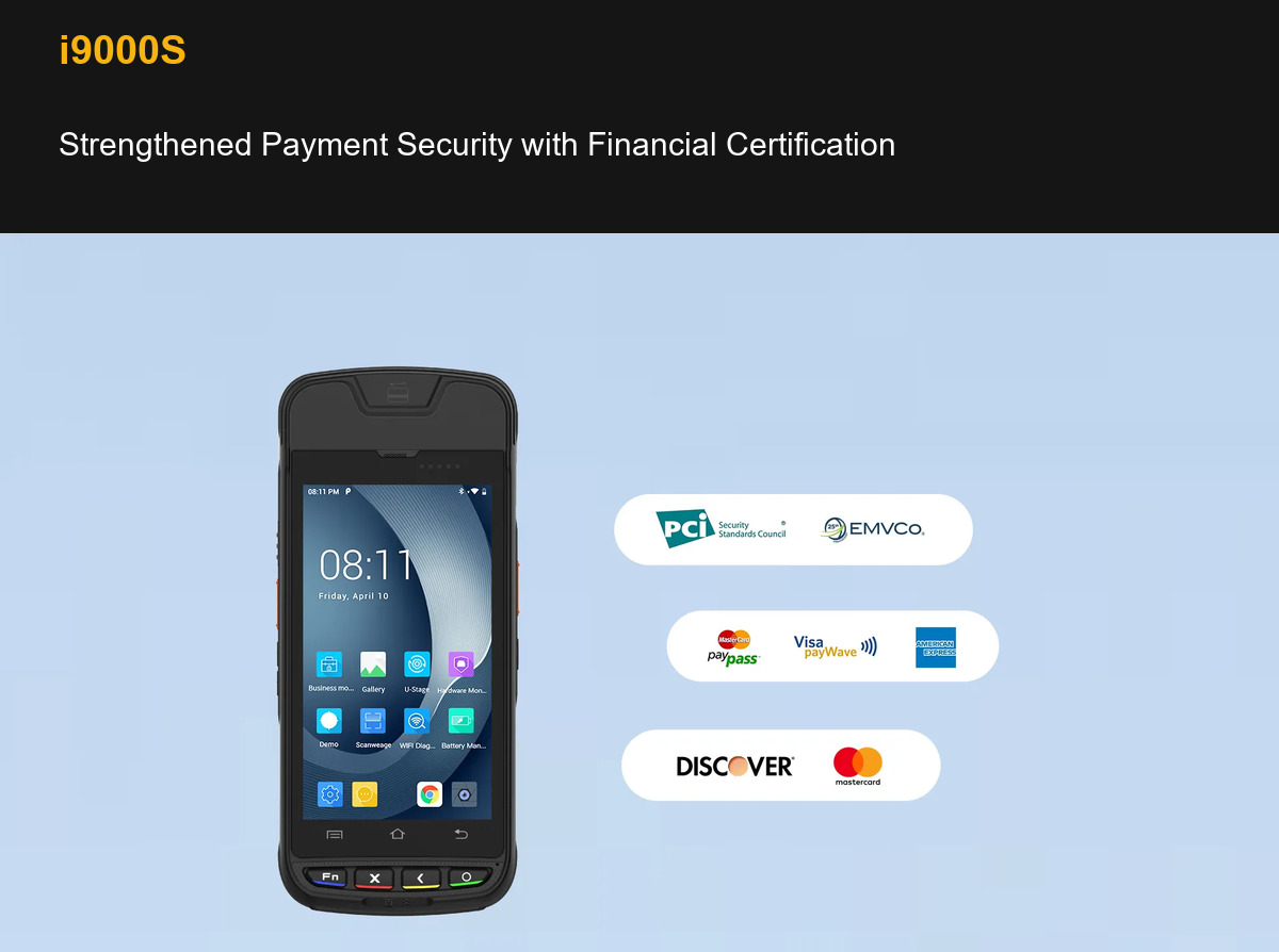 RUGGEDMASTER i9000S Strengthened Payment Security with Financial Certification