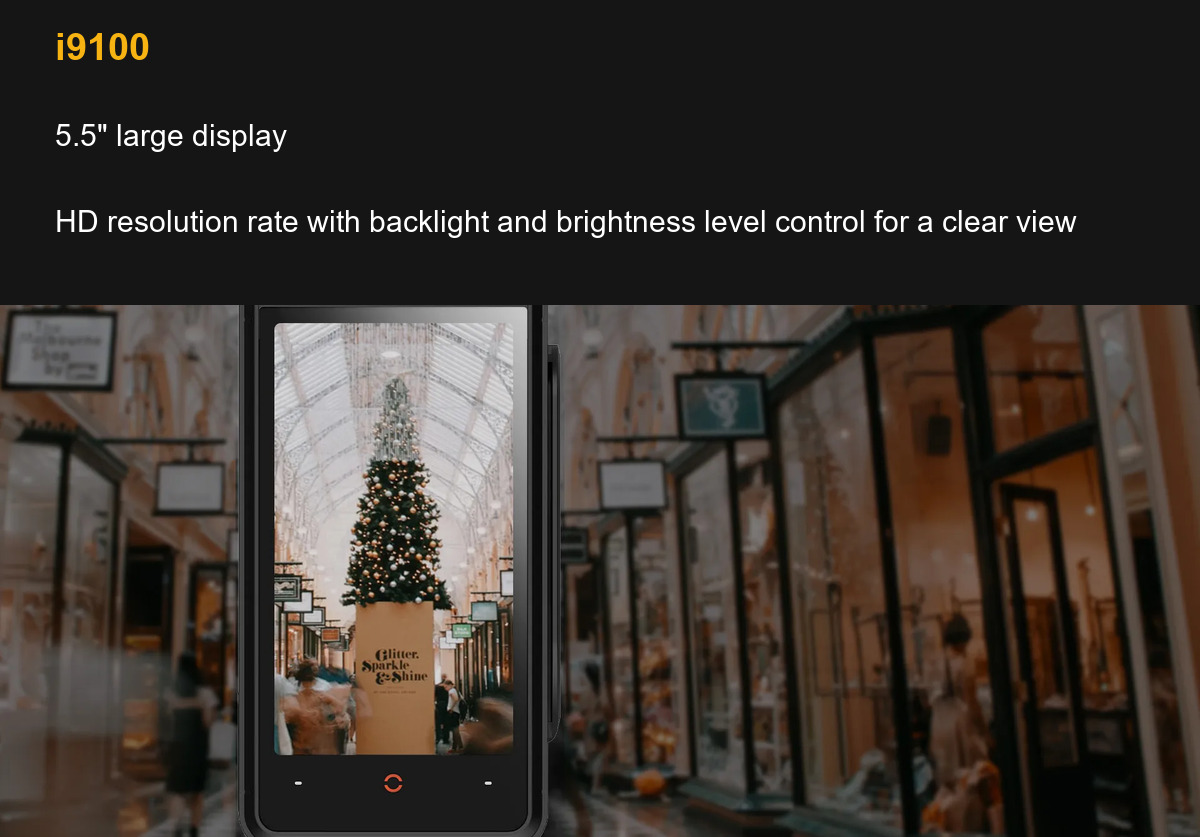 RUGGEDMASTER i9100 5.5" large display