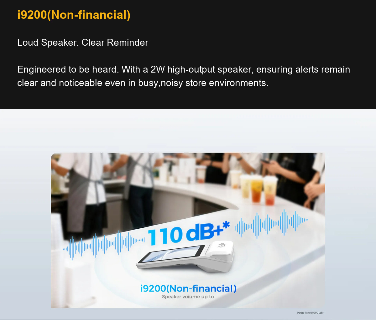 i9200(Non-financial) Loud Speaker. Clear Reminder