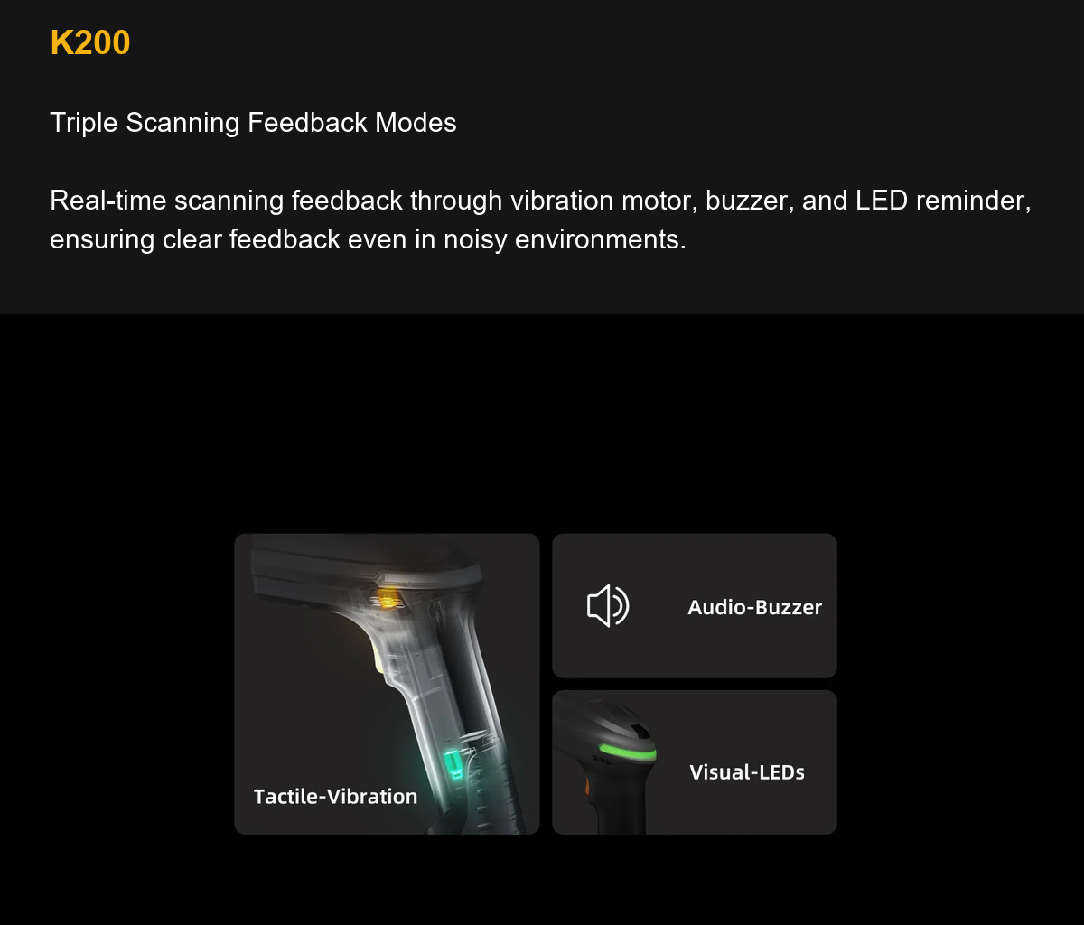 K200 Triple Scanning Feedback Modes