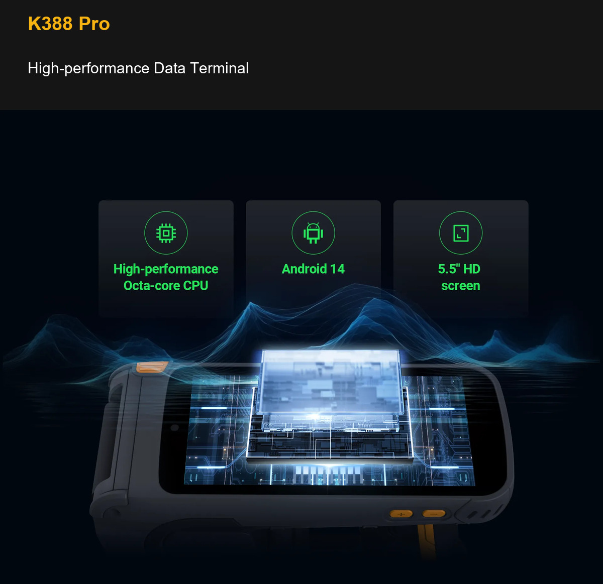 RUGGEDMASTER K388 Pro High-performance Data Terminal