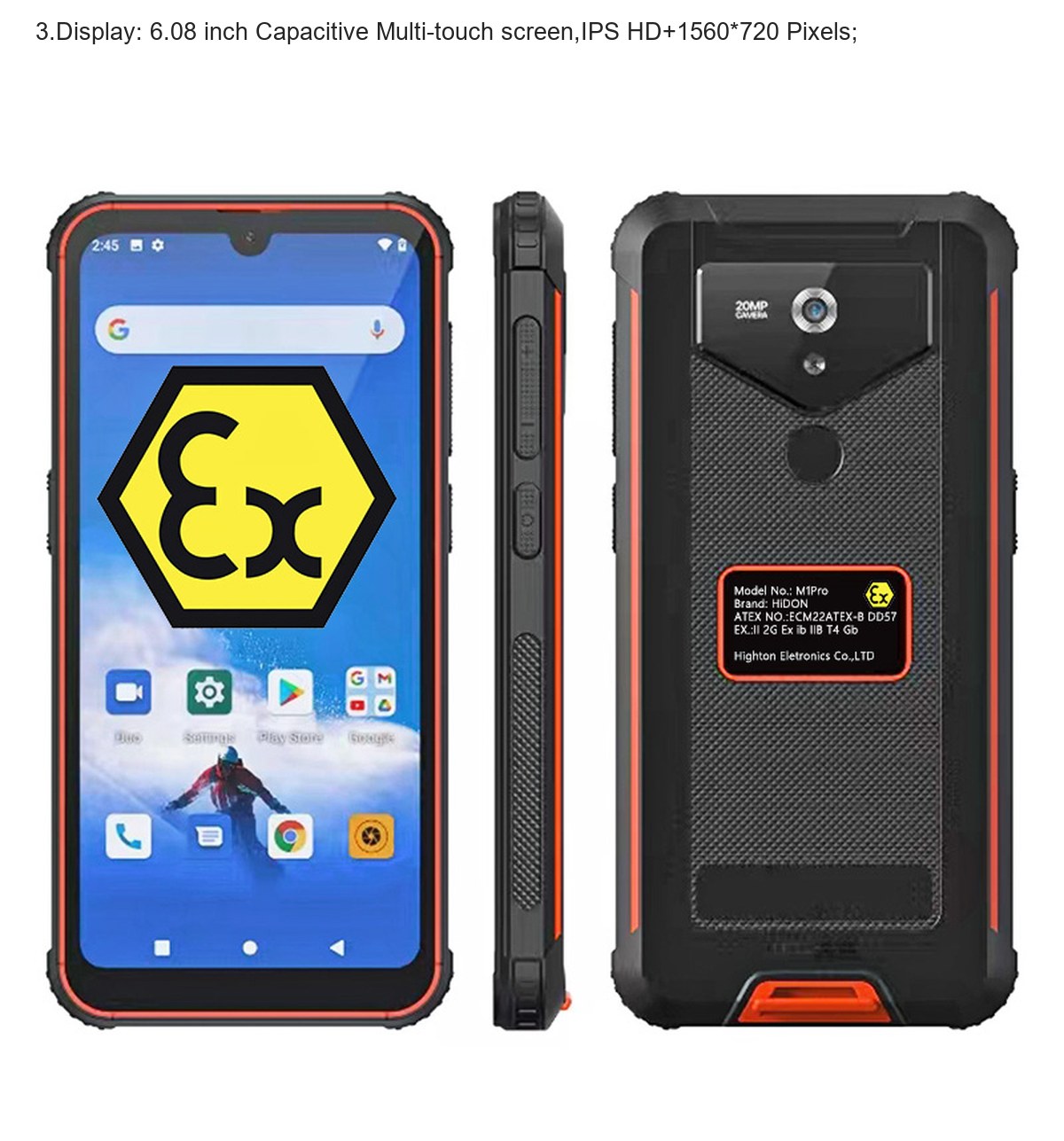 RUGGEDMASTER M1Pro explosion-proof phones product features