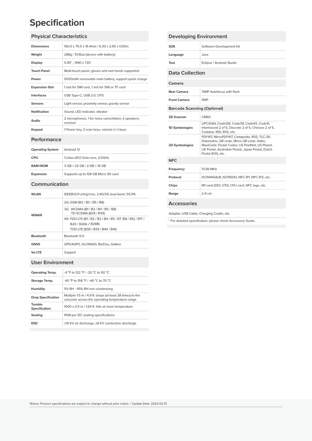 RUGGEDMASTER MC95 feature details 3