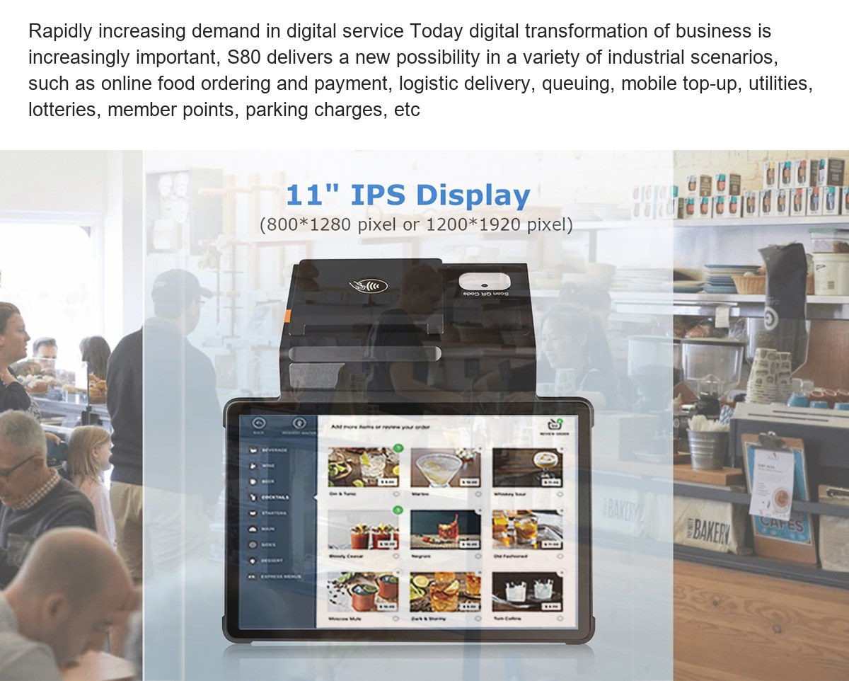 RUGGEDMASTER N11 pos terminals feature illustration