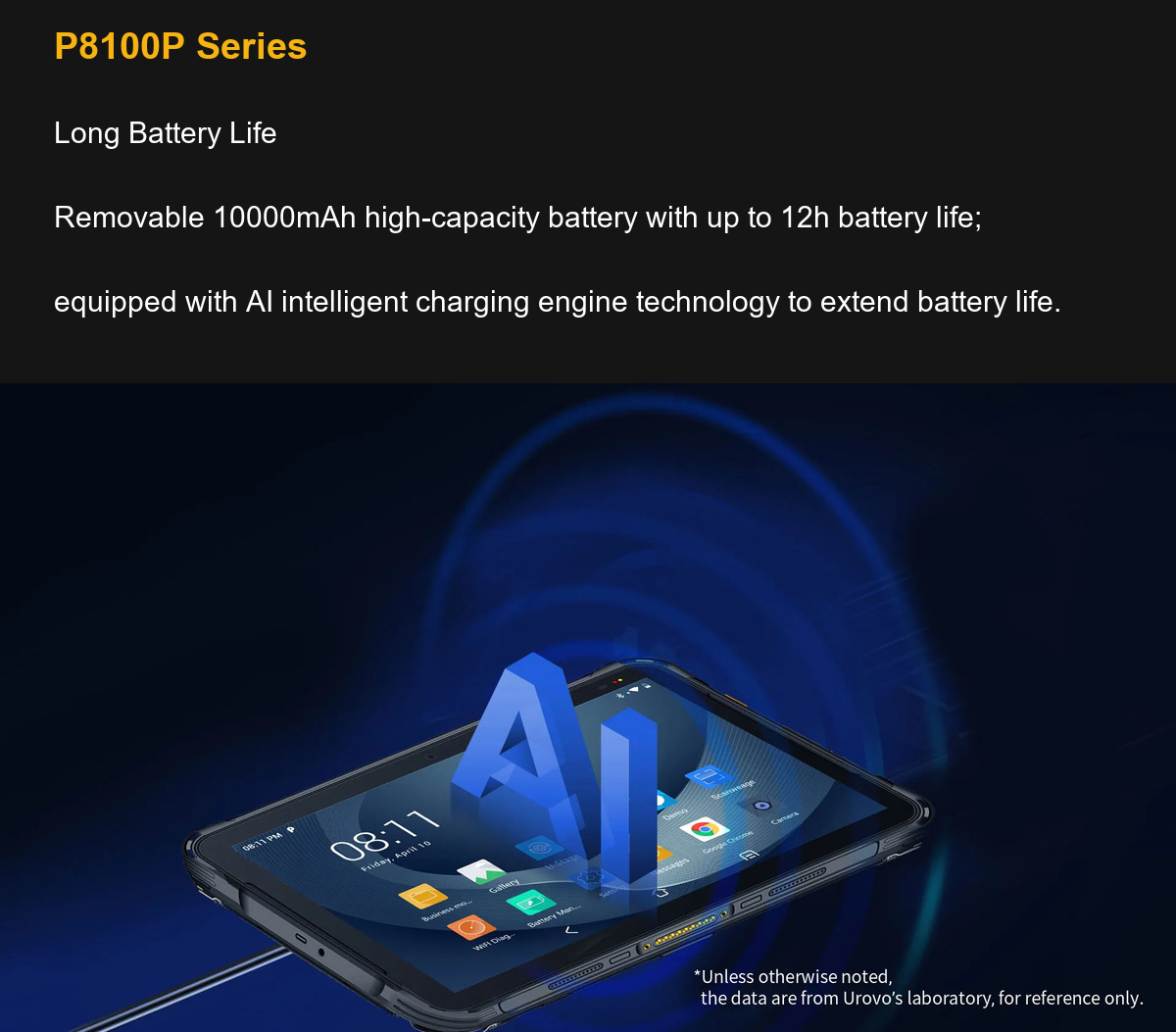 P8100P Series Long Battery Life