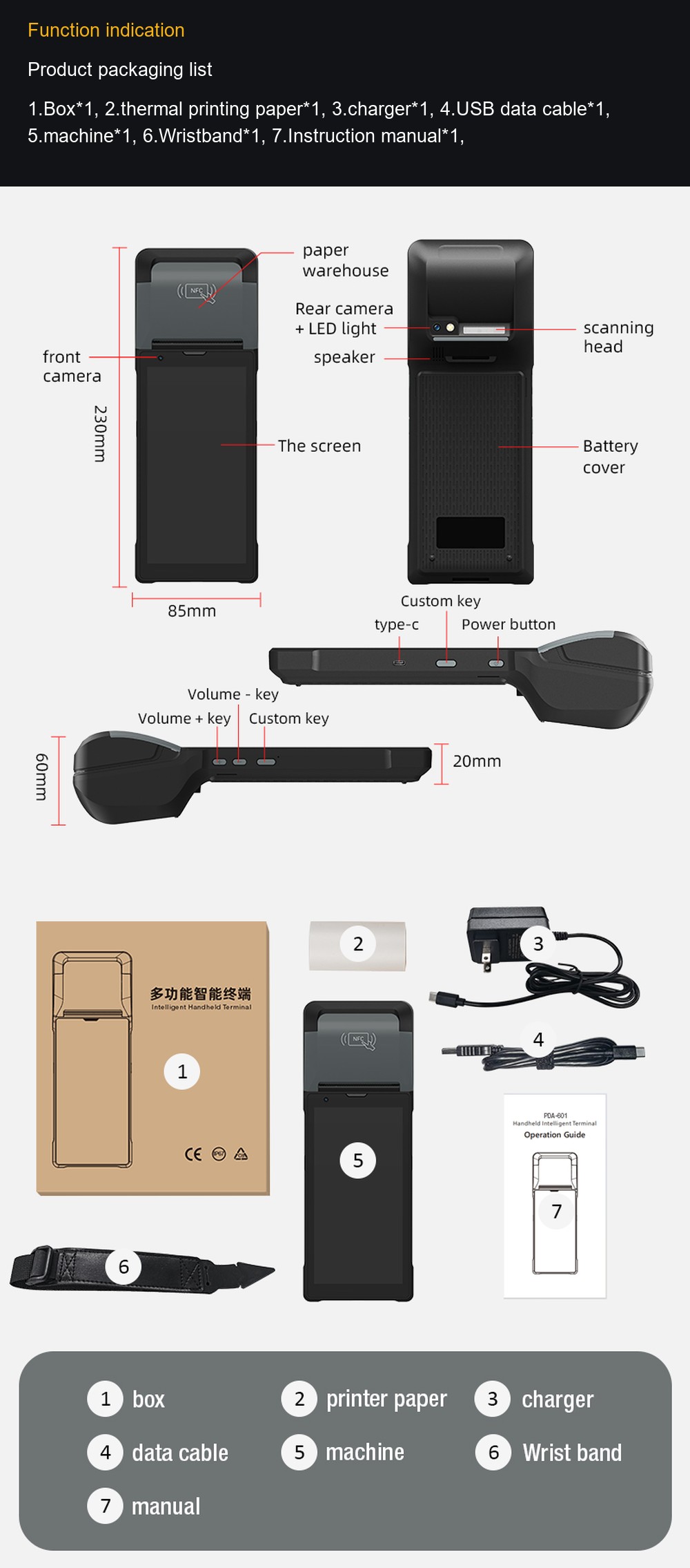RUGGEDMASTER PDA-601 feature details 11