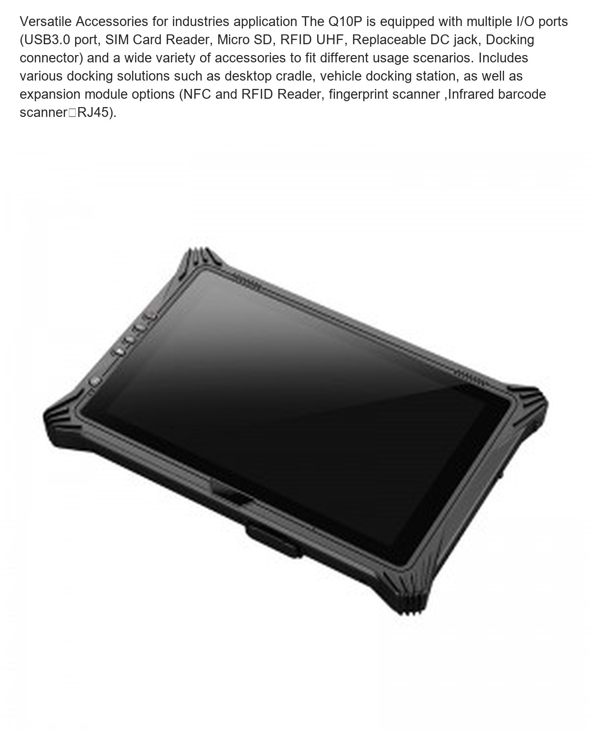 RUGGEDMASTER Q10P rugged tablets feature illustration
