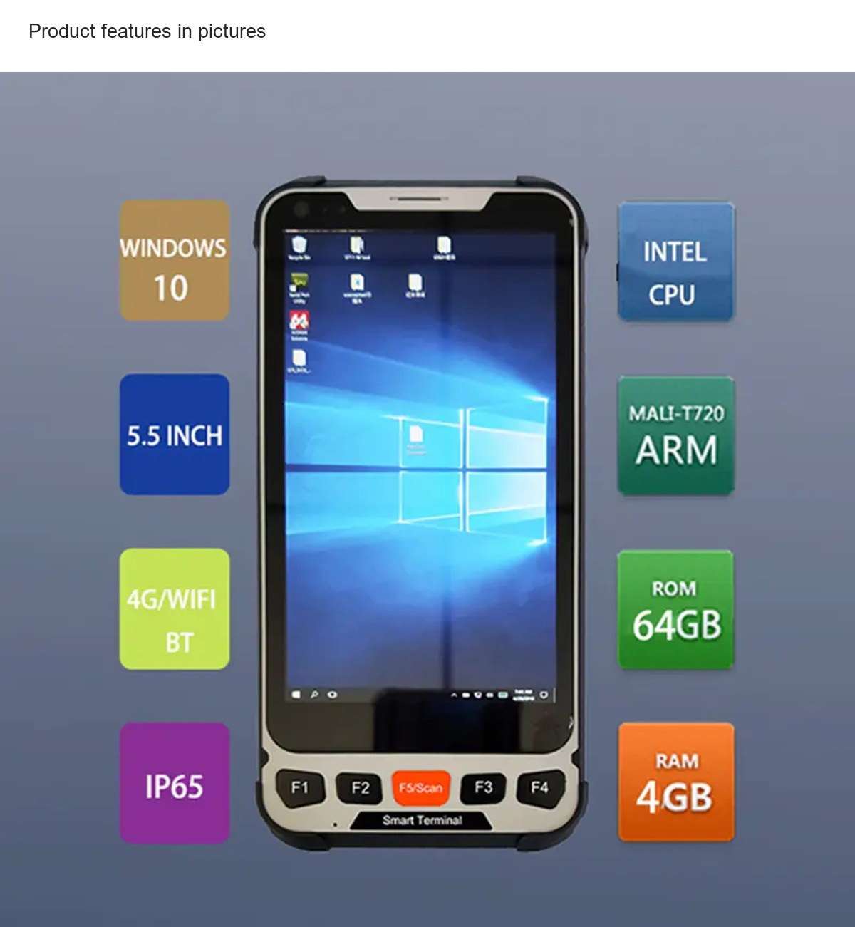 RUGGEDMASTER Q501 mobile computers feature illustration