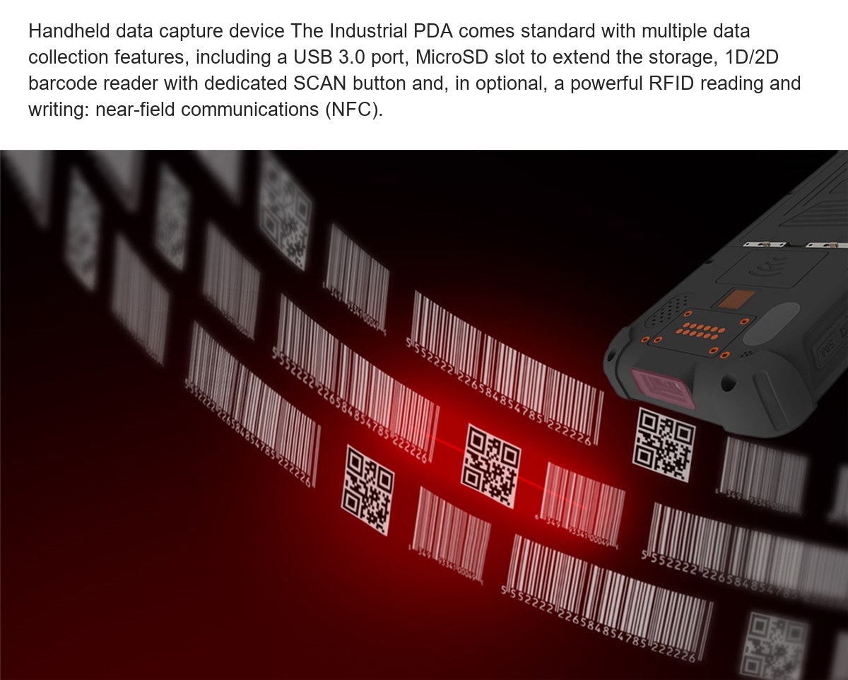 RUGGEDMASTER Q501 mobile computers feature illustration